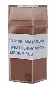 110-3108 AIM Products Colored Weathered Powders Medium Rust