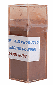 110-3105 AIM Products Colored Weathered Powders Dark Rust