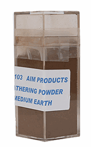 110-3103 AIM Products Colored Weathered Powders Medium Earth