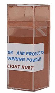 110-3106 AIM Products Colored Weathered Powders Light Rust
