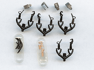00130013 N Scale Micro Trains Line MT-10 Medium T Shank Couplers with  Adaptors - T and K Hobby
