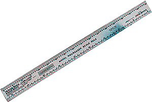 H711 HO, N, O  Scale Mascot Model Railroad Scale Ruler