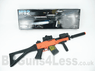 Double Eagle M82 electric bb gun Rifle in Orange/Black (Box)