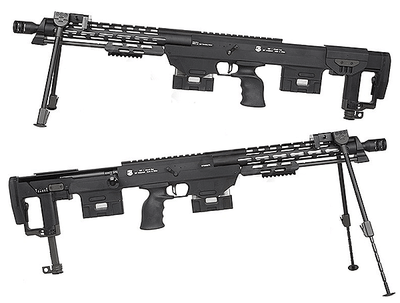 S T Dsr 1 Gas Airsoft Sniper Rifle In Black guns4less