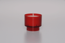 4 hour Skirted Plastic Case Votive Lights 1 1/2 x 1 1/2 Red Pack of 432