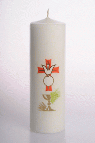 6 x 2 First Communion/ Confirmation Candles Pack of 5