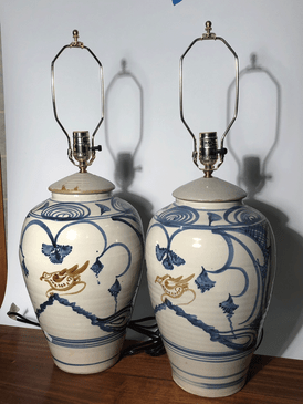 TzuCHu Lamp Blue with Brown Bird (2)-SJames