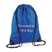 PE Gymsac - Option to personalise with a name or Initials