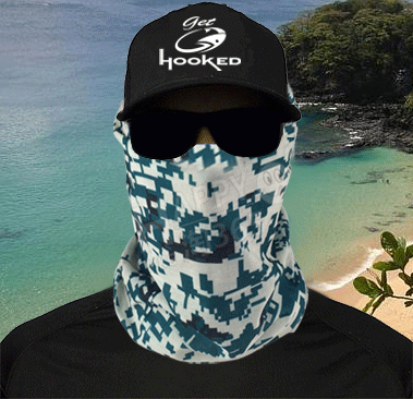 Military Camo Sun Safe Face Shield