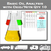 Basic Oil Oxidation and Nitration (qty 10)