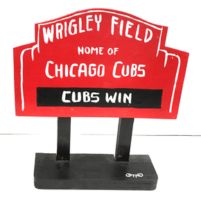 CUBS - WRIGLEY FIELD SIGN POST by Otto