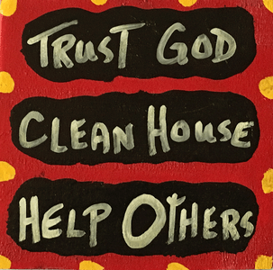 TRUST GOD - Wall Hanger by BEBO..WAS $40...NOW $25