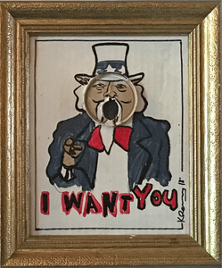 UNCLE SAM WANTS YOU!  -  Another "CAN-TOP ART"  #281 -- by Kip Ramey