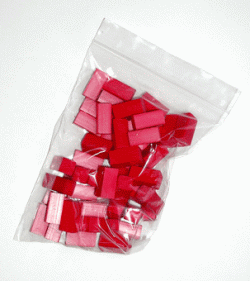 Pack of red replacement rods