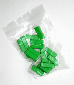 Pack of light green replacement rods
