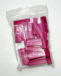 Pack of pink (purple) replacement rods