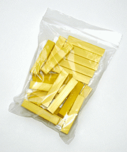Pack of yellow replacement rods