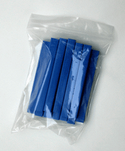 Pack of blue replacement rods