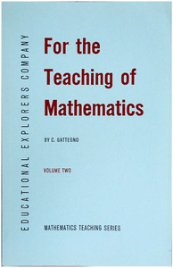 For The Teaching Of Mathematics Volume II
