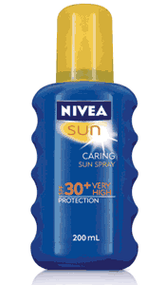 3 PACK OF Nivea Sun Spray Spf30+ 200ml