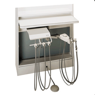 Beaverstate Dental Cabinet Mounted Duo Swing System with Vacuum, SC-4250