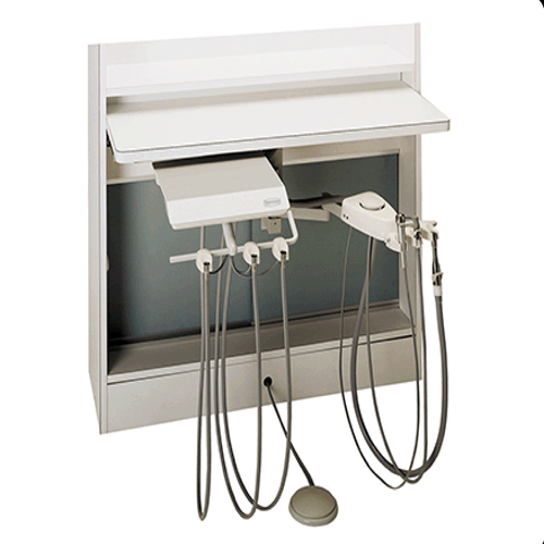 Beaverstate Dental Cabinet Mounted Duo Swing System With Vacuum Sc 4250 Independent Dental Inc
