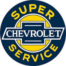 This Round Embossed Chevy Tin Sign measures 14" Diameter, with holes for easy mounting
GREAT COLOR AND SUPER EMBOSSING MAKE THE A MUST FOR ANY CHEVROLET FAN!