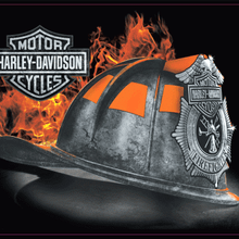 Harley, Firefighter helmet.