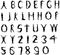 SA011 Figure Alpha Alphabet with Numbers