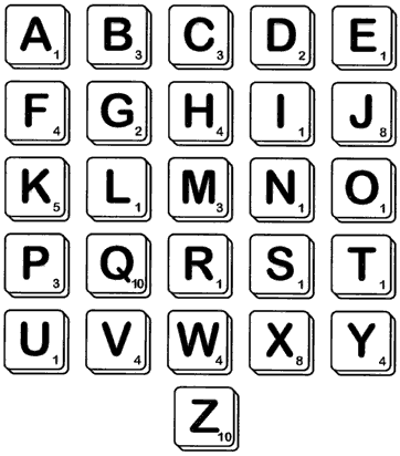 Letter Tiles, Large Alphabet - Technique Junkies