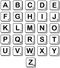 SA018 Letter Tiles, Large Alphabet