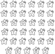 SA035 Stars Upper Alphabet with Numbers