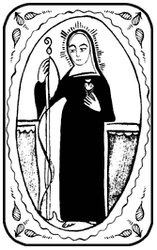 VS11 Vintage Santo: Saint Gertrude the Great