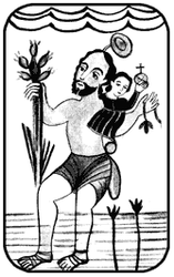 VS018 Vintage Santo: Saint Christoper