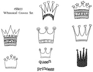 SS023 Whimsical Crowns, Set of 10