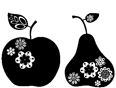 SS057 Fancy Fruits, Set of 2