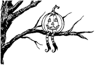 SD749 Pumpkin Tree Guy