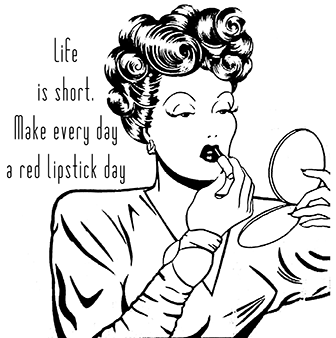 SD687 Red Lipstick Day