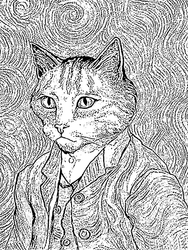 SD862 Van Gogh Kitty