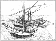 SD055 Van Gogh's Sailboat