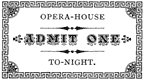 SD112 Opera Ticket