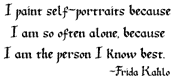 SD226 Friday Quote 2, Self Portraits