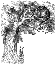 AIW009 Cheshire Cat in Tree