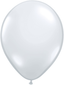 11" Qualatex Diamond Clear See Through Latex Balloons 100ct #43741
