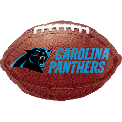 18" Carolina Panthers Football Shape Helium Foil Balloons #26142