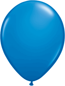 9" Qualatex Dark Blue Latex Balloons 100BAG #43680-9
