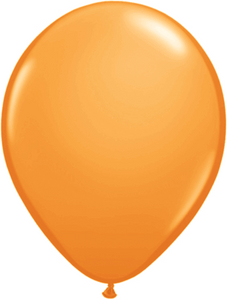 11" Qualatex Orange Latex Helium Balloons 100 Bag #43761-11