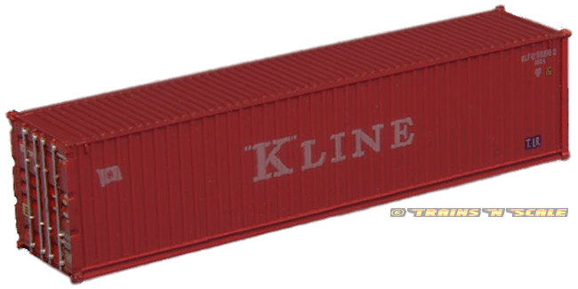 Kato 23-507B 40 Foot Intermodal Container K-Line KLFU 988962