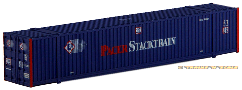 Kato 800546 53 Foot Intermodal Container Pacer Stacktrain PACU 880360