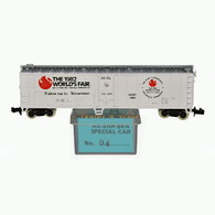 Aksarben 04 The 1982 World's Fair Special Run Atlas 50' Mechanical Reefer Car ASBX 1982 - White